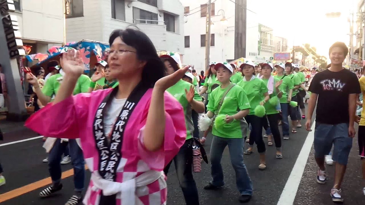 龍ヶ崎市祗園祭（八坂際）2015　RYOとぴあ音頭　流経大陸上部～中村組