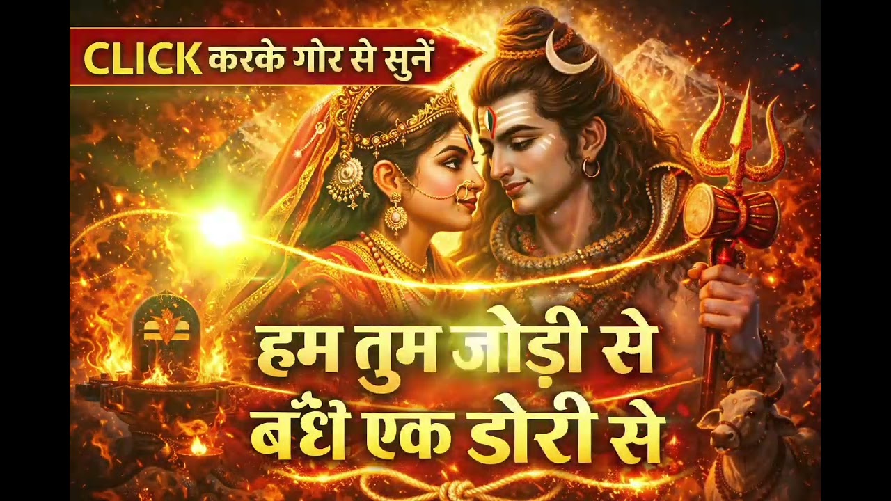 🌸महादेव और गौरा का दिव्य मिलन | Shiv Shakti Bhajan | New Bhajan 2026🌸#viral bhajan#like  subscribe