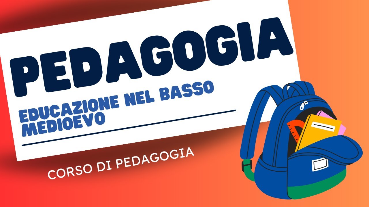 9. L'educazione nel basso Medioevo (Chartres, Ugo di San Vittore, universit&agrave; e scolastica)