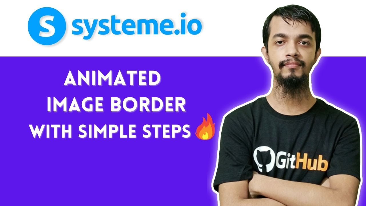 How to Add Cool Image Border Animation - Systeme.io CSS Tutorial