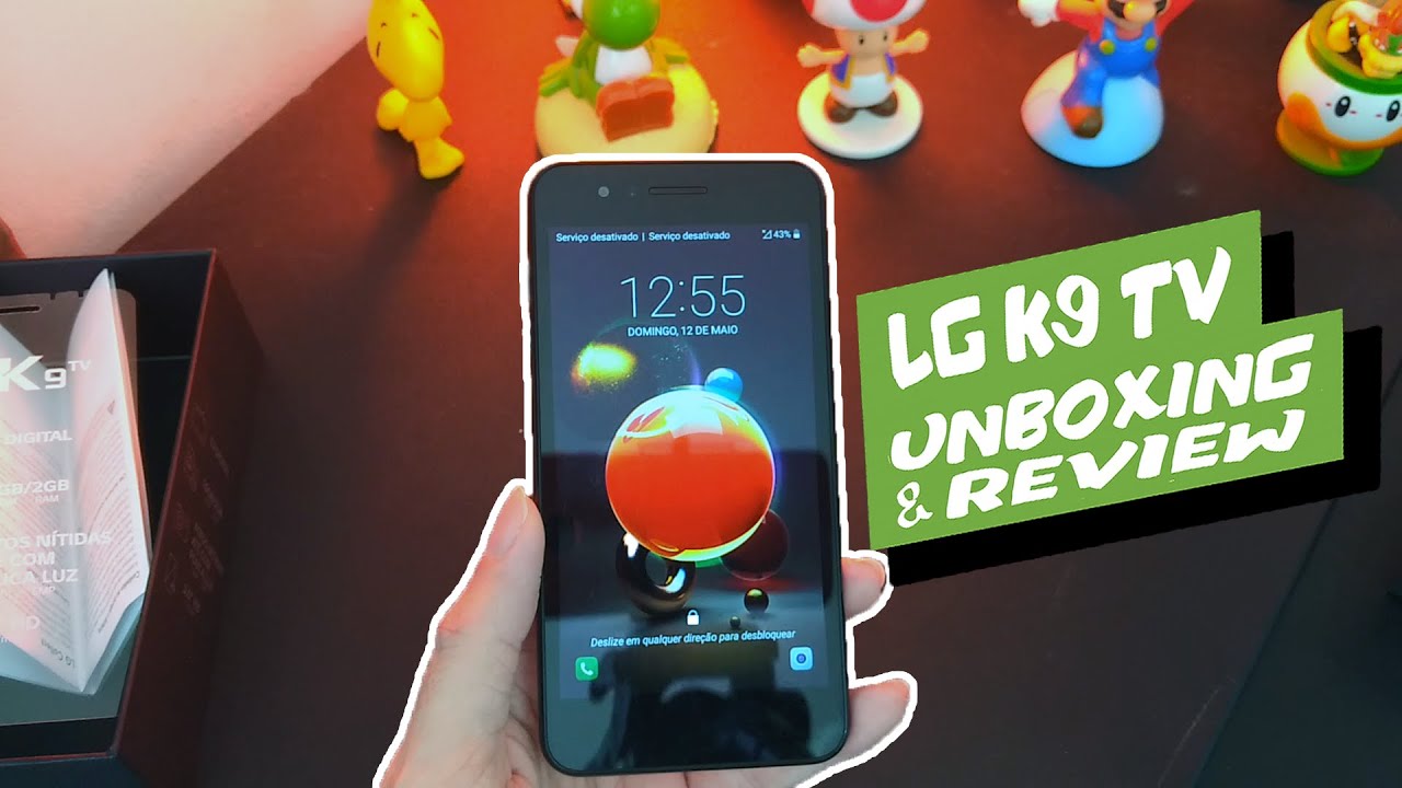 LG K9 TV 📱 Unboxing e Hands On / Review [PT-BR]