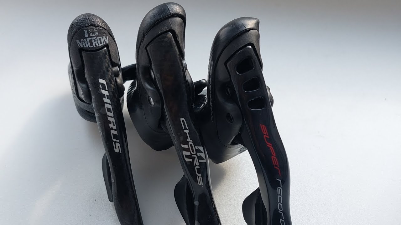 Comparing Campagnolo shifters 10 vs 11 vs 12