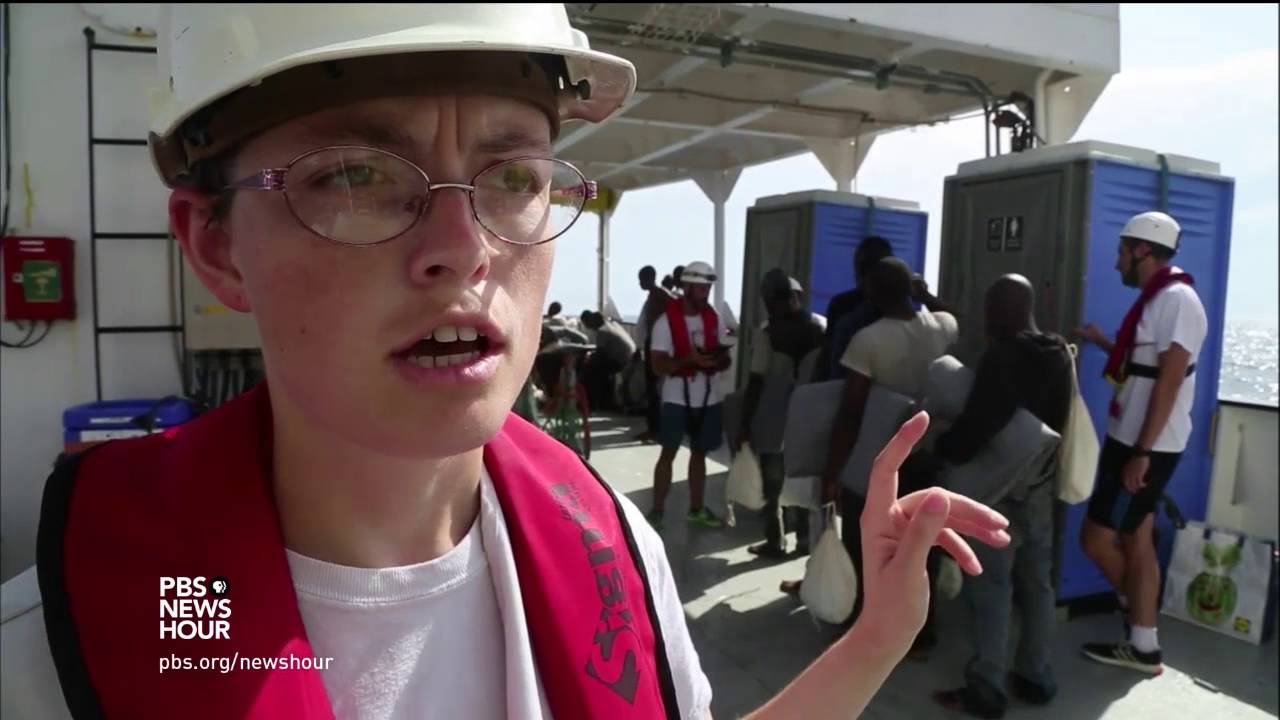 Aboard a Mediterranean rescue ship, migrants share horror stories from Libya