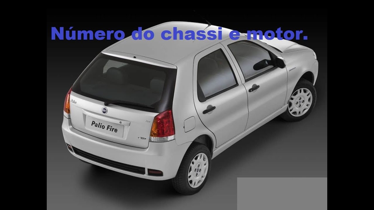 Número do motor e chassi Fiat Palio Fire.