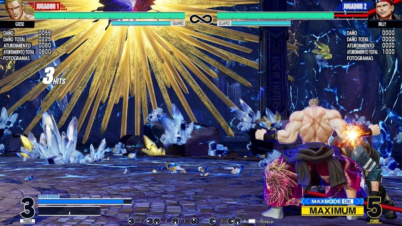 Geese Howard death combo kof xv