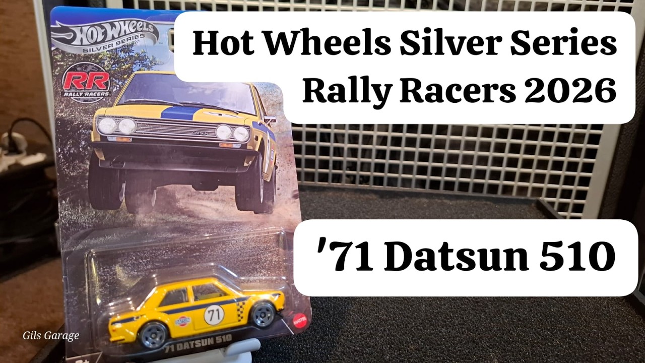 Hot wheels silver series 71 Datsun 510 Rally Racers | Hotwheels Datsun Bluebird
