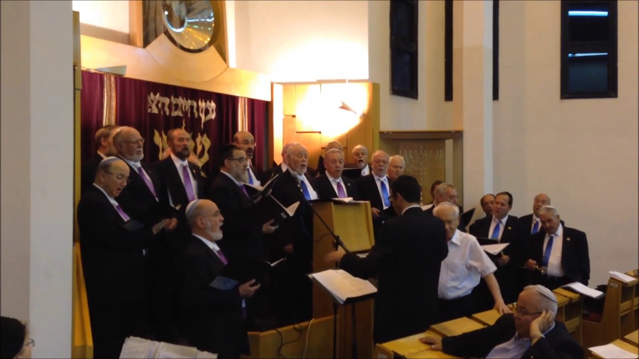 החזן משה נורדהיים - זכרתי לך לחן של לבנדובסקי בבית כנסת אהל נחמה עם מקהלת החזנים הירושלמית 27-5-2014