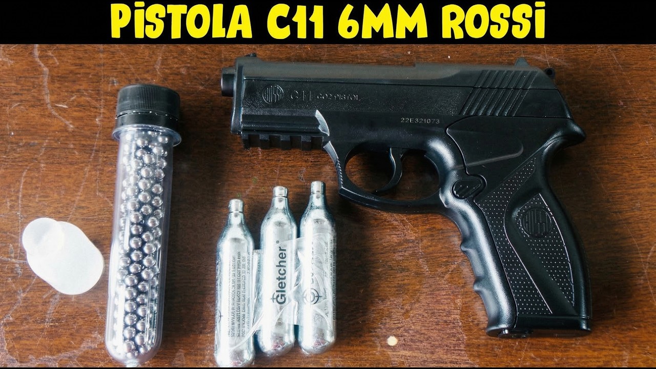 Unboxing Pistola C11 6mm Rossi - Uma das Melhores do Mercado + de 500fps 😱