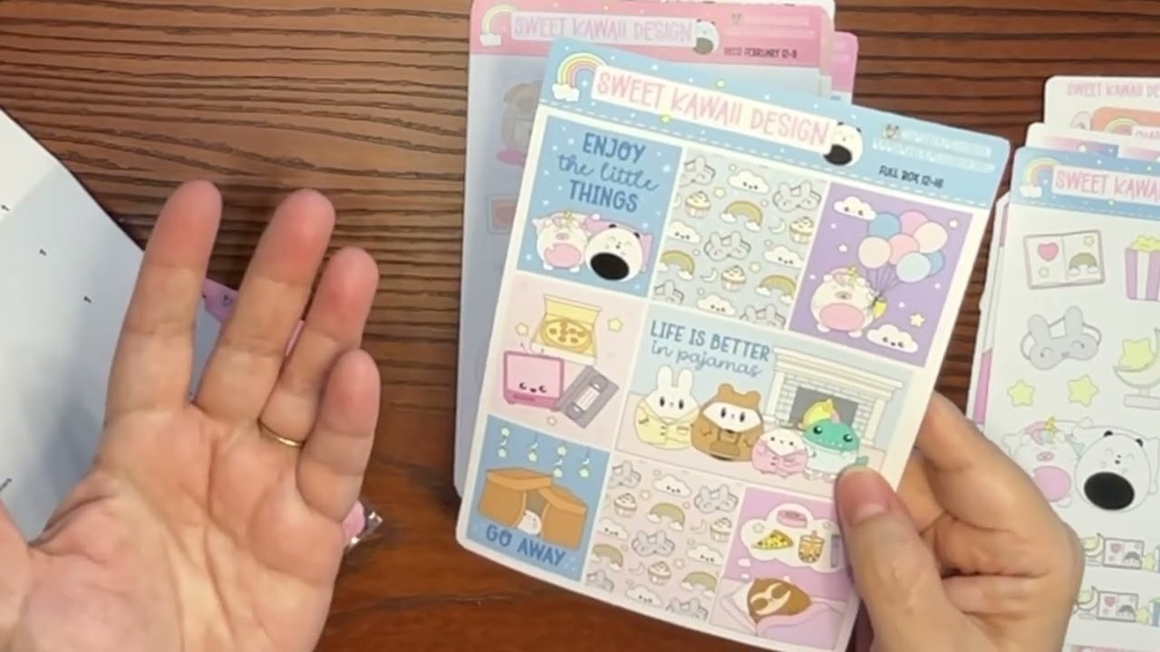 Unboxing Pilot Decimo Vanishing Point & Sweet Kawaii Design Stickers