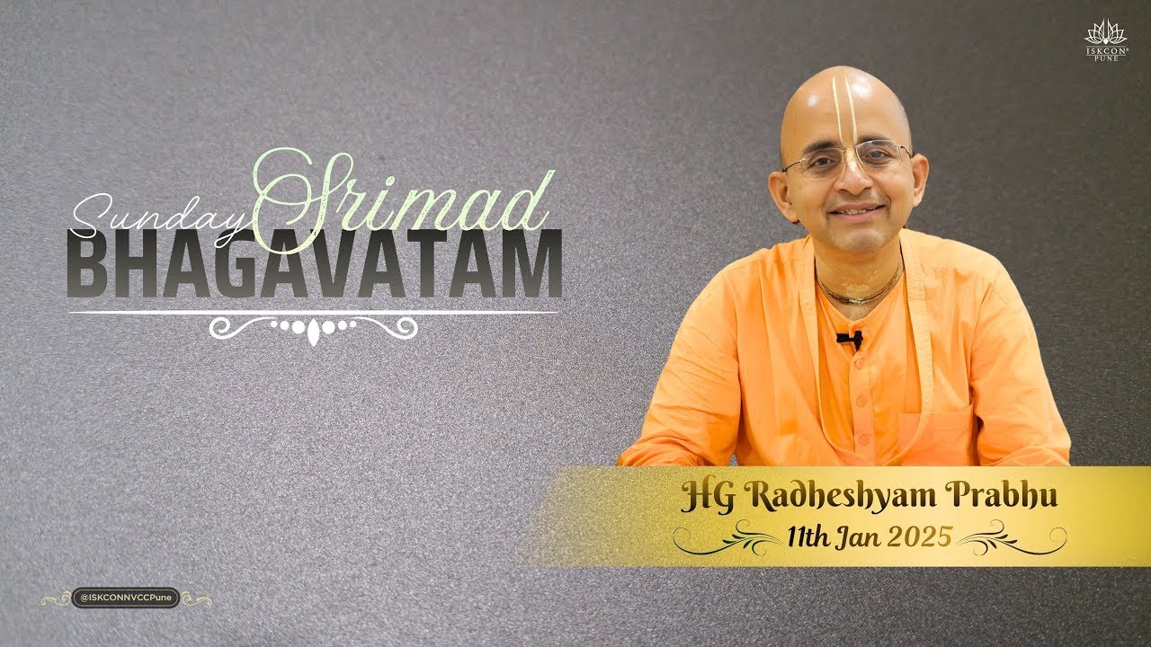 तृष्णा के कारण माया-नदी में गिरे जीव का उद्धार कैसे हो? SB 7.13.24 | Pune Camp | Radheshyam Das