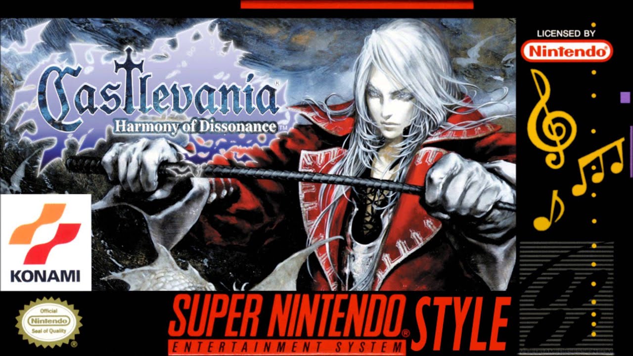 Castlevania Harmony of Dissonance - Offense and Defense (SNES Style)