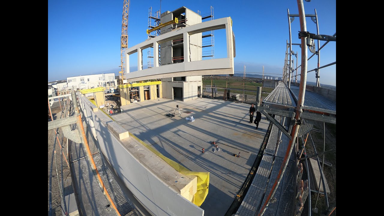 Zimmerei Pfeiffer - 5-geschossiges Bürogebäude in Holz-Beton-Hybridbauweise