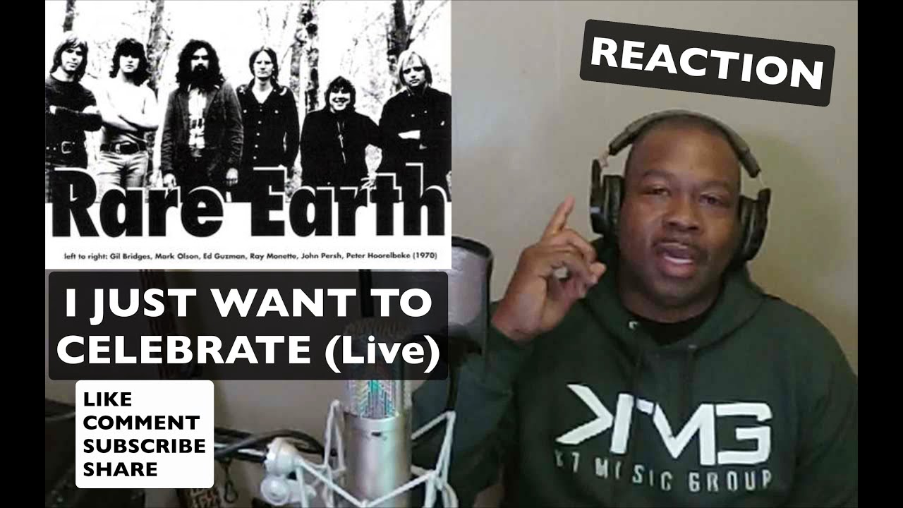 FIRST TIME HEARING Rare Earth - I Just Want To Celebrate (Live [1974]) REACTION