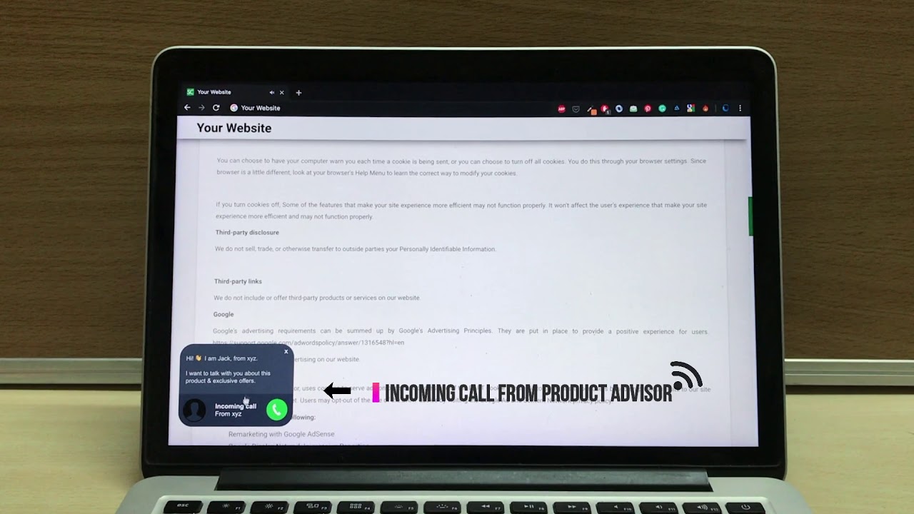 Browsertalk | Talk with your website visitors .