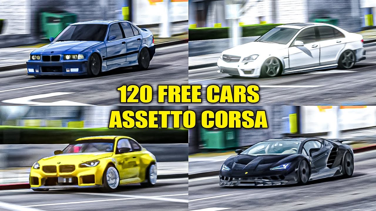 120 FREE CARS MODS FOR ASSETTO CORSA