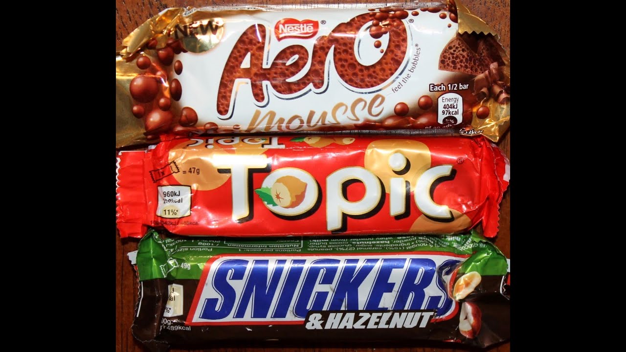 England Eatables #36 Aero Mousse, Topic and Snickers & Hazelnut Review
