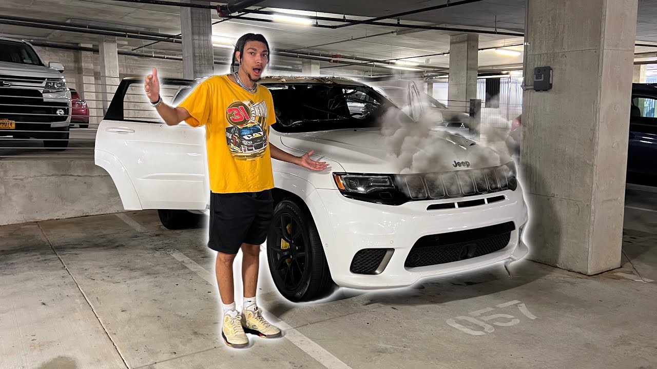 MY BRAND NEW TRACKHAWK CAUGHT ON FIRE!?