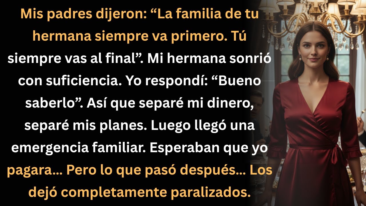 Separé mi dinero y mis planes… lo que pasó con mi familia los dejó paralizados.