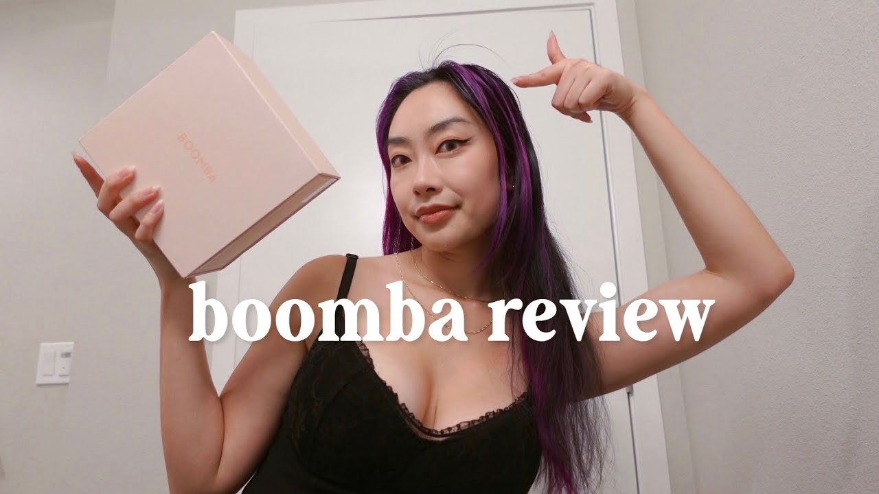 i finally tried boomba (worth the hype??) | demi boost inserts sticky bra try-on + review