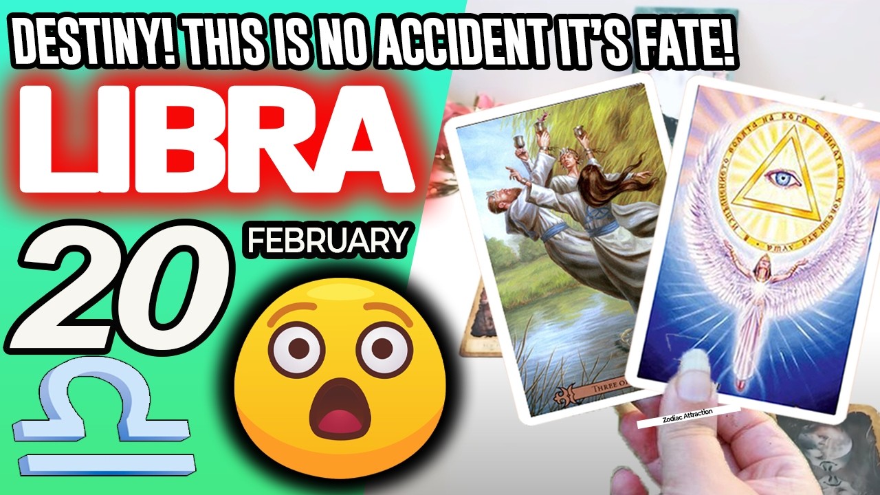 Libra ♎😲DESTINY! THIS IS NO ACCIDENT IT&rsquo;S FATE!👀 horoscope for today FEBRUARY 20 2026 ♎ #libra tarot