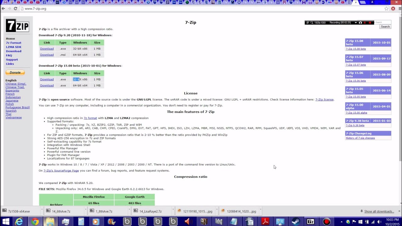 How To Install 7-Zip File Manager & Set .7z Files To Be Opened By The Manager On Default (Tutorial)