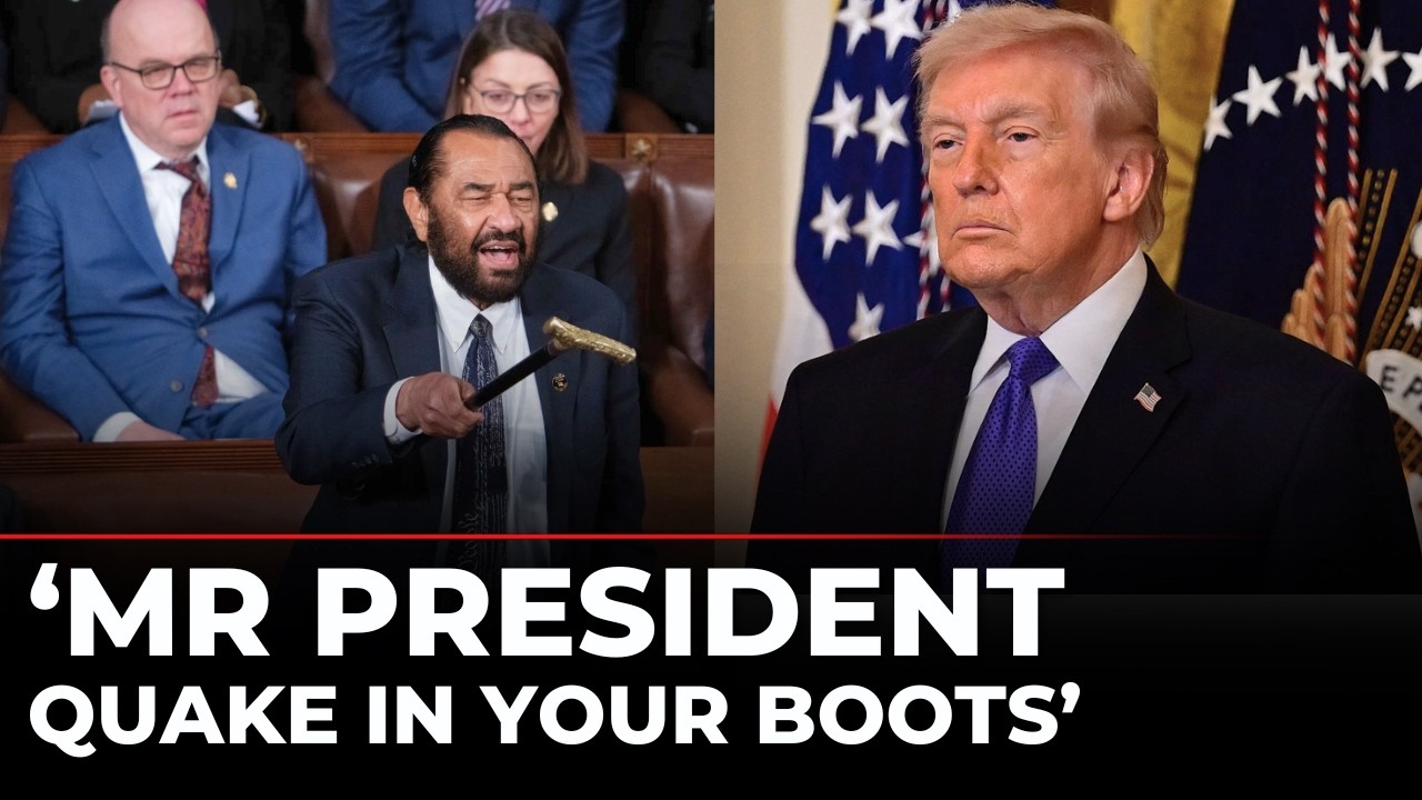 ‘You Will Be Impeached’ Al Green’s Brutal Warning to Trump on the House Floor | US News | Iran War