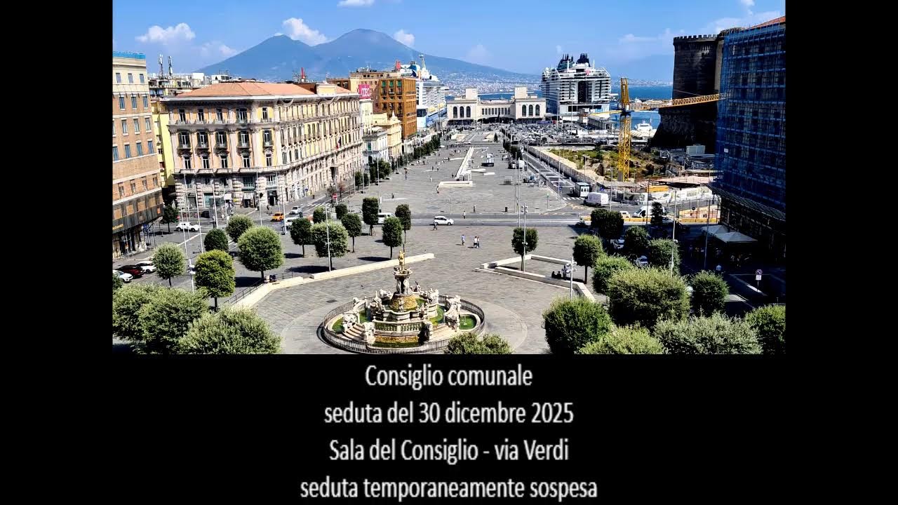 Seduta consiliare del 30 dicembre 2025 (prima parte)