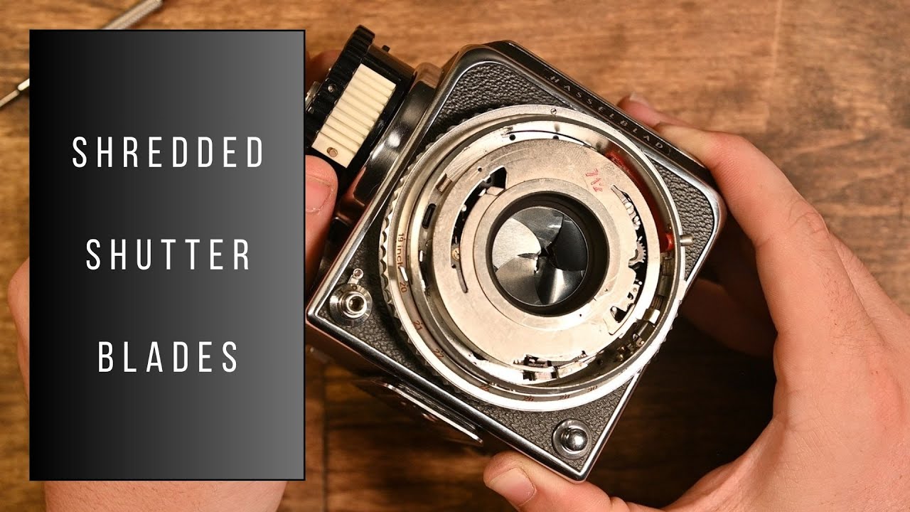 Replacing Broken Shutter Blades in This Hasselblad 50mm
