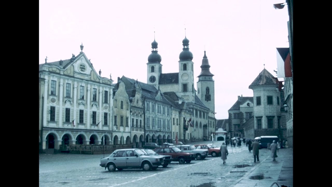 1989 - Telč - Czechoslovakia - CSSR - 1st of May - 8mm Footage - 1980s - Tschechoslowakei - 1980er