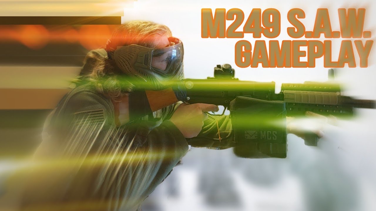 The Paintball Machine Gun - M249 Saw
