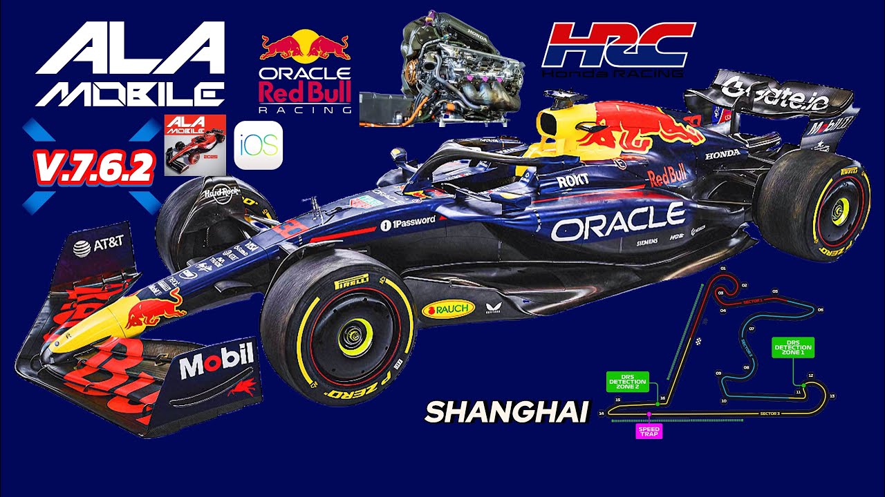 ALA MOBILE™️ 2025 [V.7.6.2] iOS • RB21 Redbull HRC engine(HONDA) - Shanghai CHINA