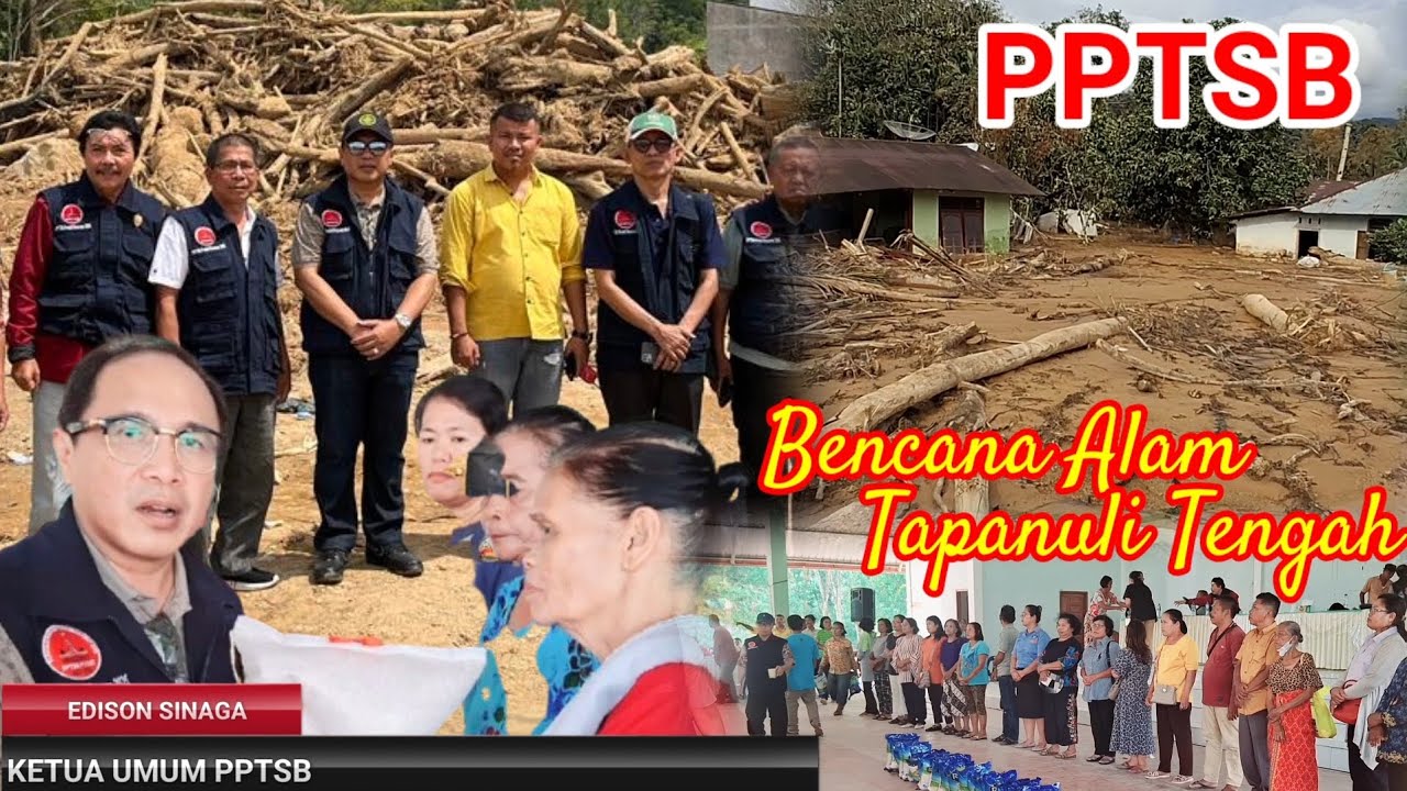 PPTSB Salurkan Bantuan Kepada Korban Bencana Alam di Tapteng-Sibolga