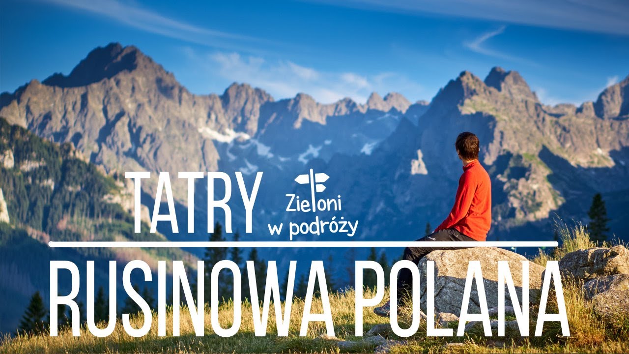 Rusinowa Polana - zach&oacute;d słońca w Tatrach