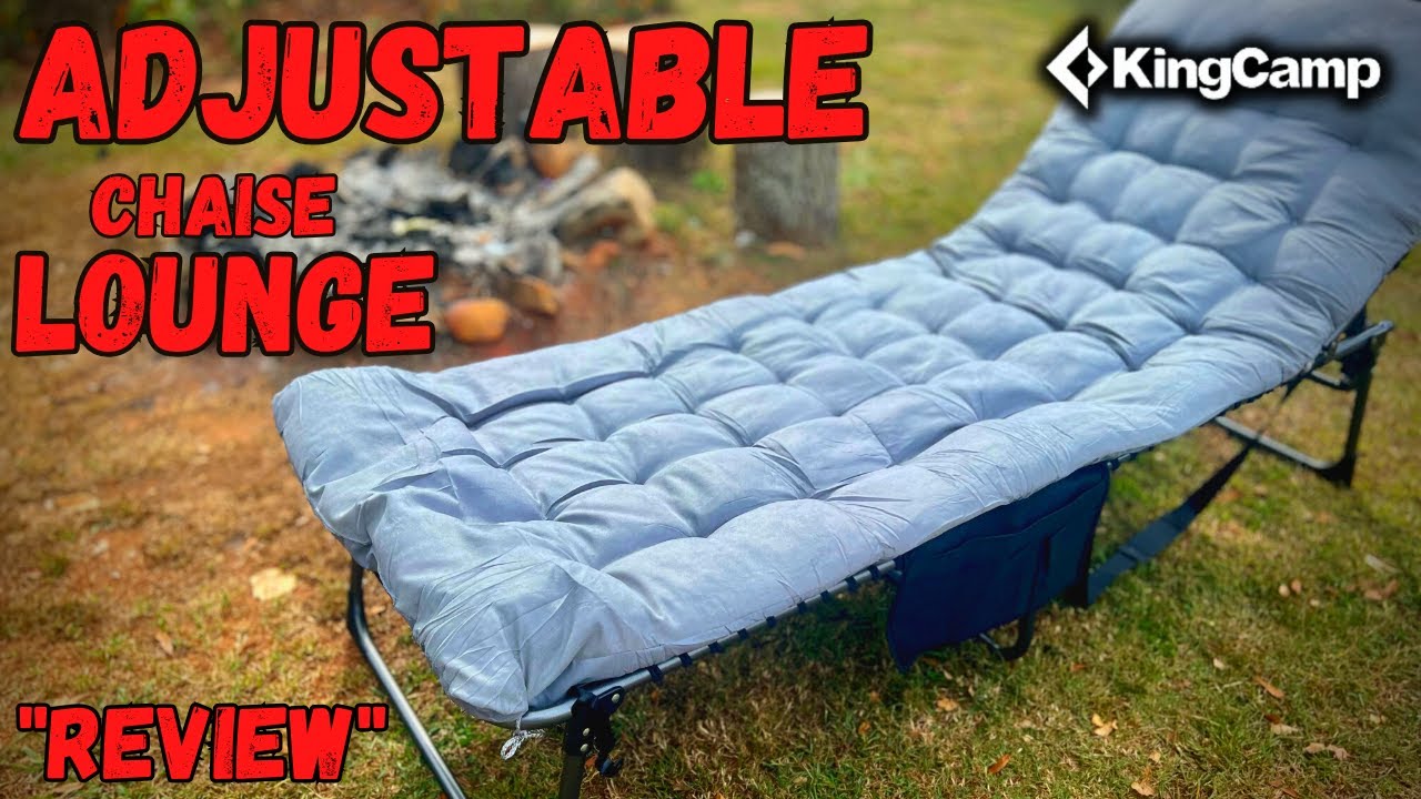 KingCamp Oversized Adjustable Folding Chaise Lounge - Review