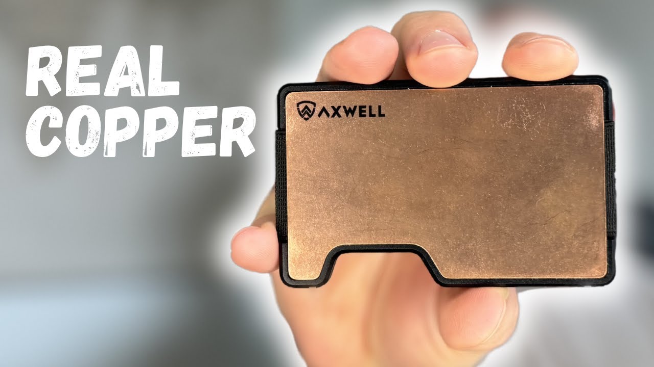 Ridge Competitor! The Axwell Stonewashed Copper Wallet Review!