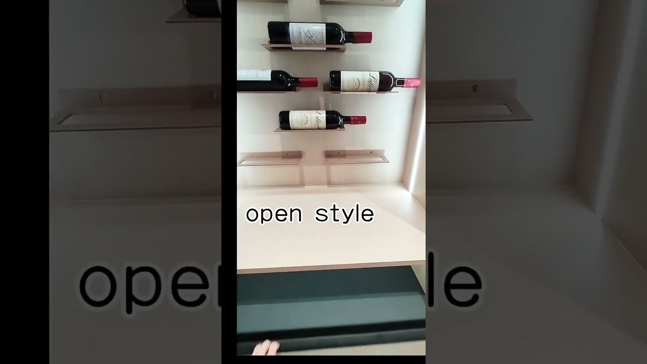 Alluminum alloy wine cabinet