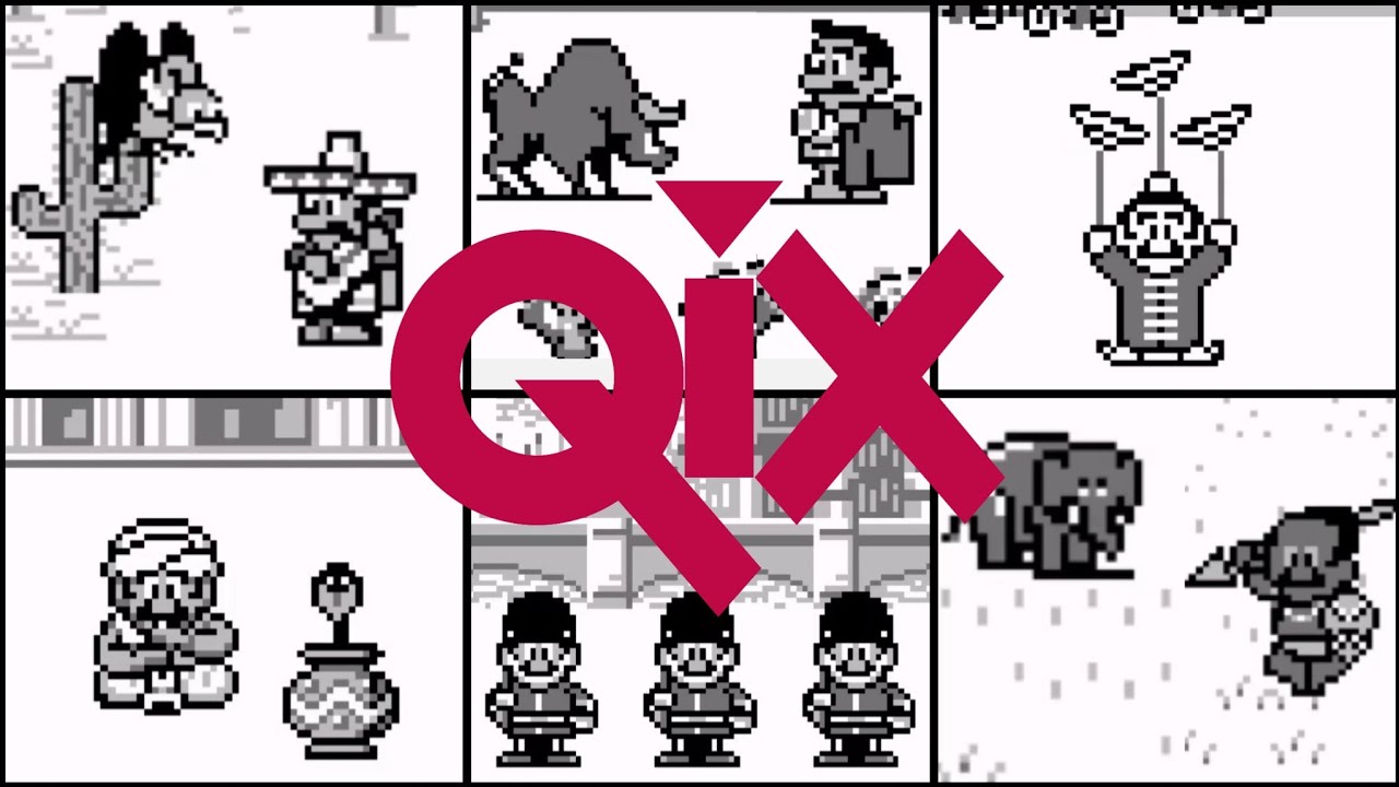 Qix [GB] - Todos los Finales Secretos con Super Mario