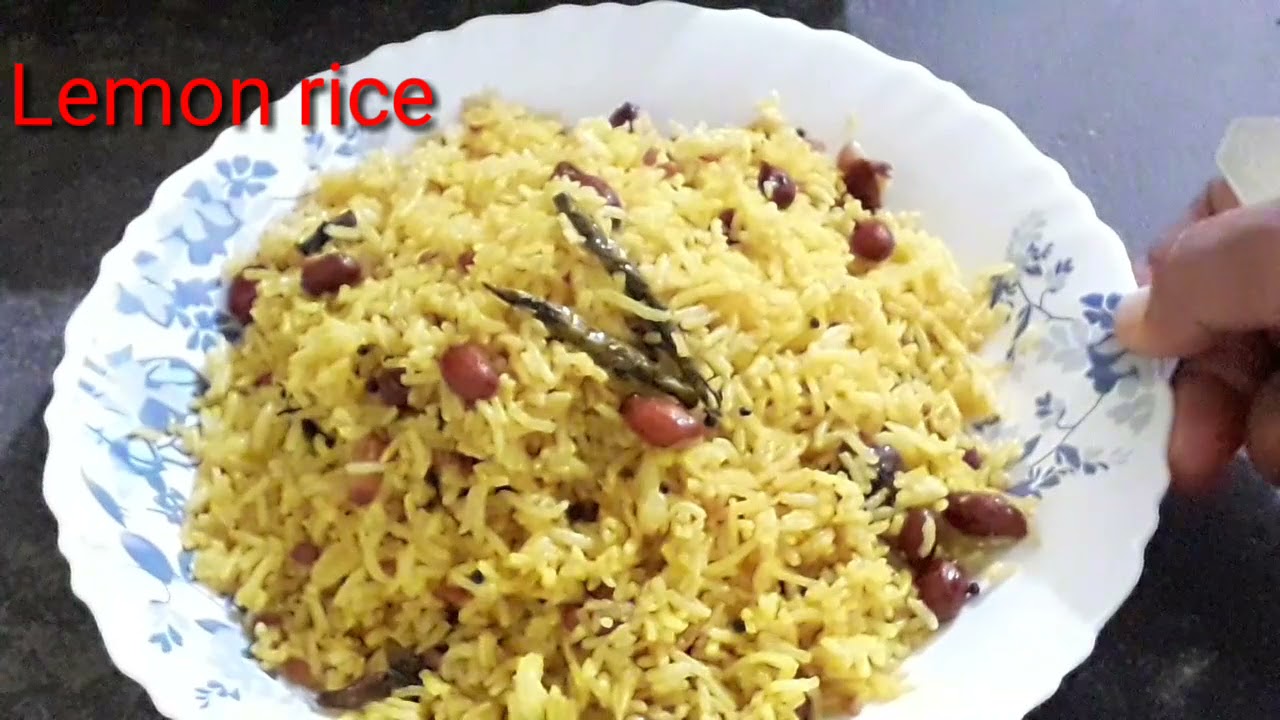 Lemon rice/सफर मे 2 दिन तक खराब न होने वाले नींबू वाले चावल/Quick Lunch box recipe/South Indian Rice