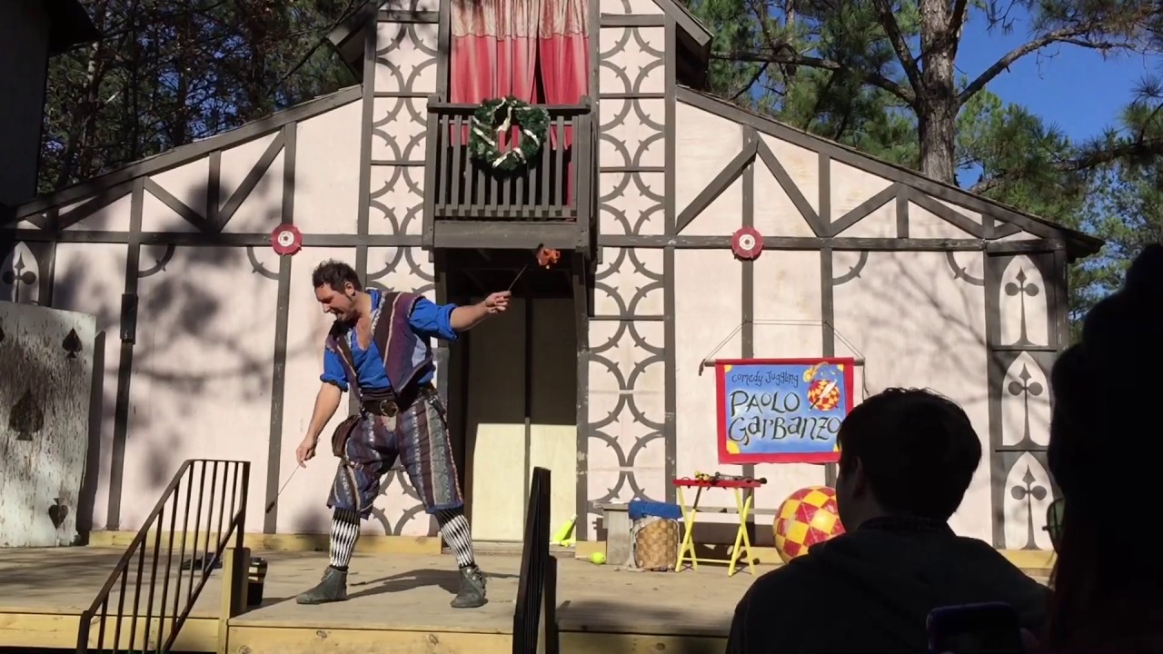 Paolo Garbanzo at the 2016 Louisiana Renaissance Festival