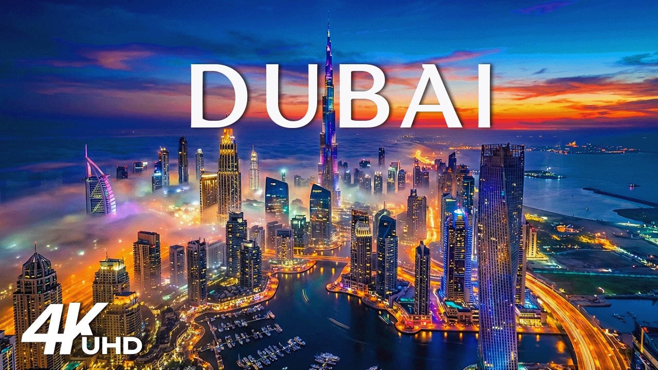 Dubai 2026 4K 🇦🇪 Burj Khalifa Skyline, Futuristic Downtown & Luxury Night City