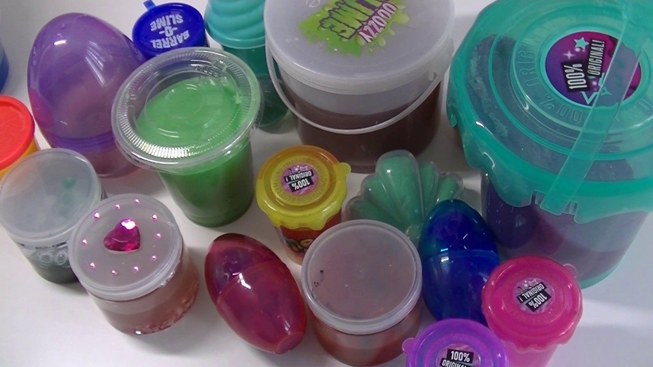 je découvre un slime moisi 🙀 parmi mes slimes
