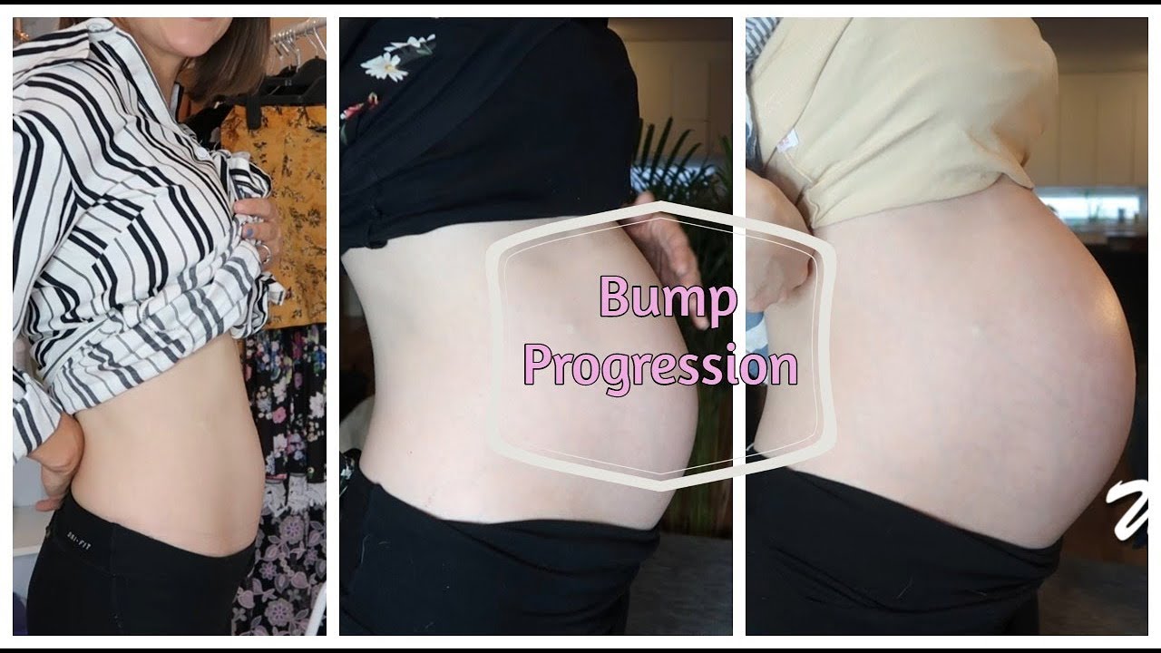 Pregnancy Bump Progression | 9 - 40 Weeks Time Lapse