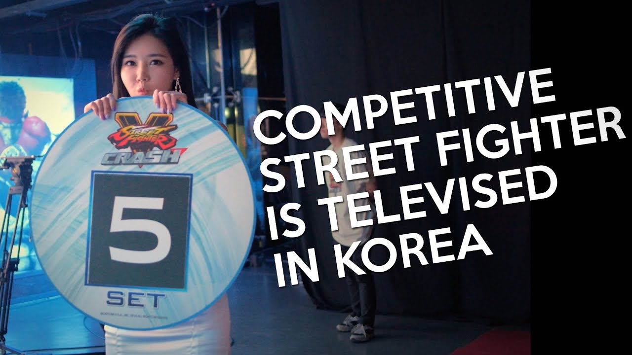 Competitive Street Fighter Is Televised in Korea (자막 가능 CC 버튼 누르세요)