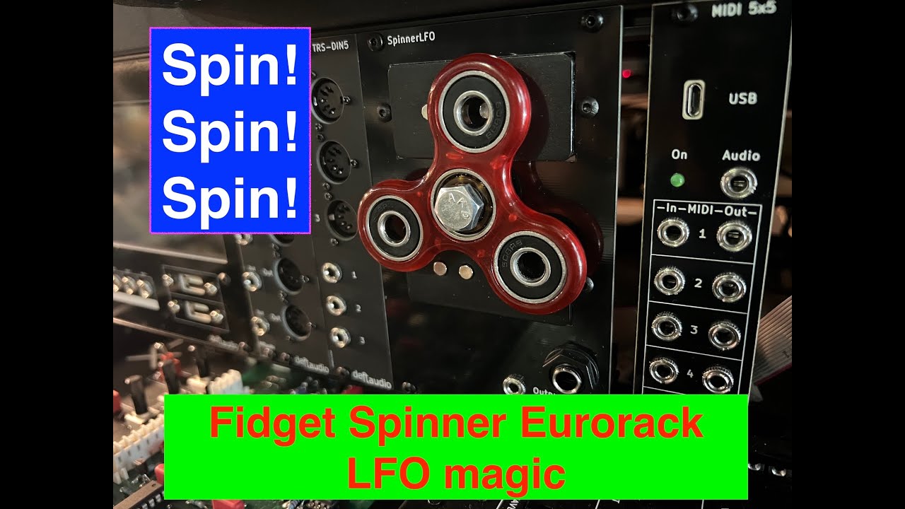 Fidget Spinner Eurorack LFO DIY kit