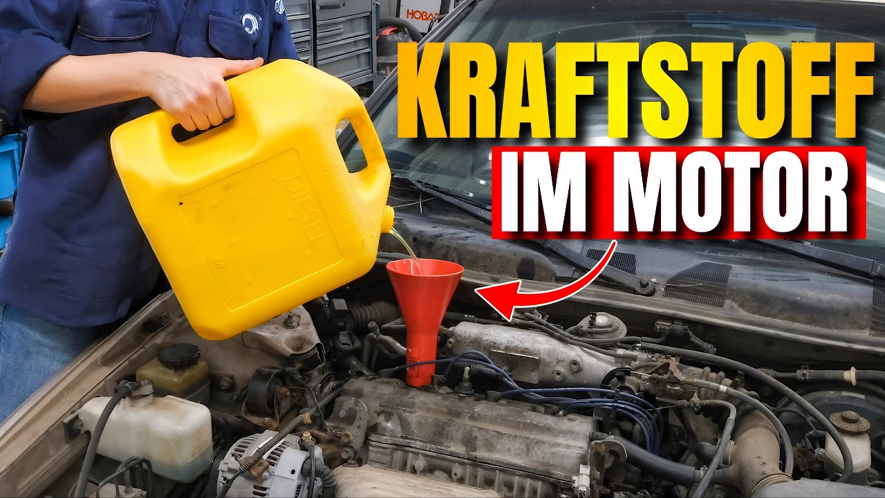 Ich habe vor dem Ölwechsel Kraftstoff in meinen Motor gegossen – Das ist passiert