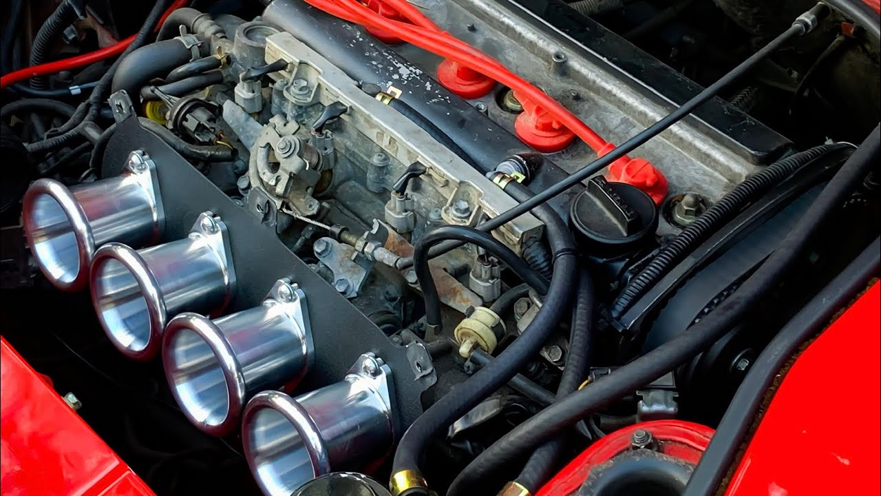 How much power does a nearly stock 4AGE Blacktop 20v make?
