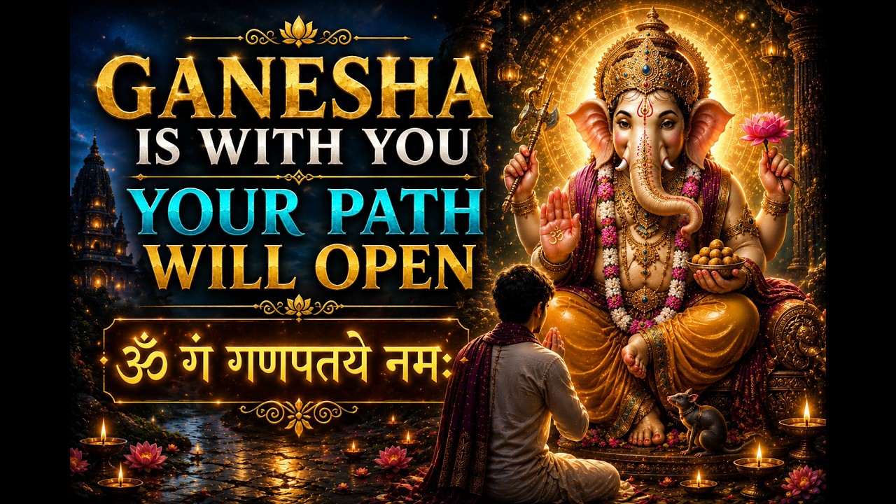 ॐ गं गणपतये नमः | Om Gan Ganapataye Namah (108 Times) | Deep Meditation & Subliminal Healing