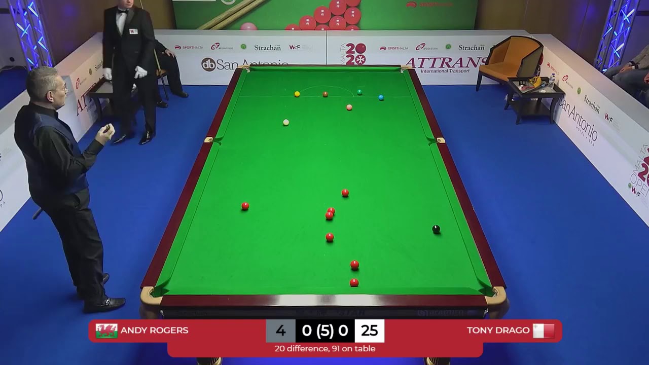 Andy Rogers v Tony Drago - WSF Open (January 2020)