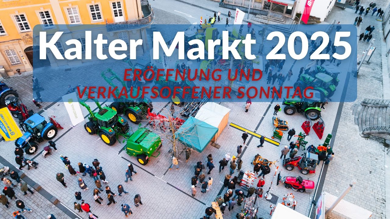 Eröffnung des Kalten Markts & verkaufsoffener Sonntag | Kalter Markt Ellwangen 2025