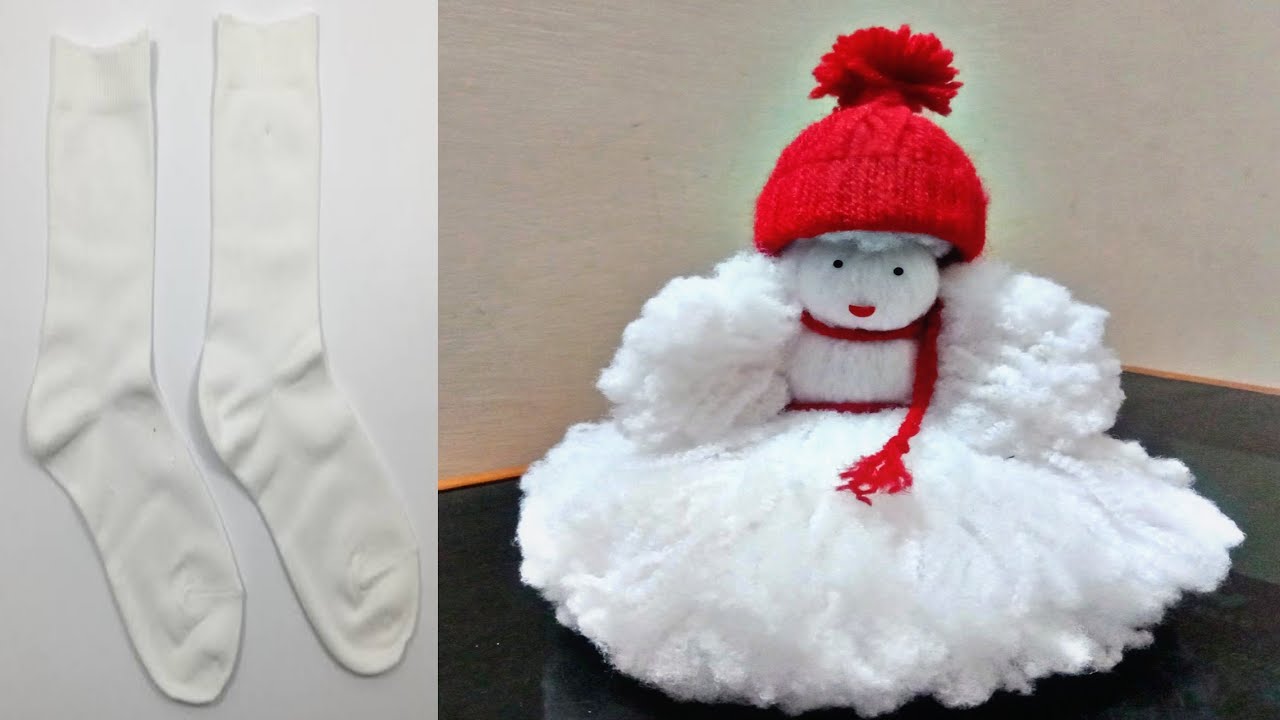 How to make doll from socks | DIY adorable sock doll | best use of waste socks |
